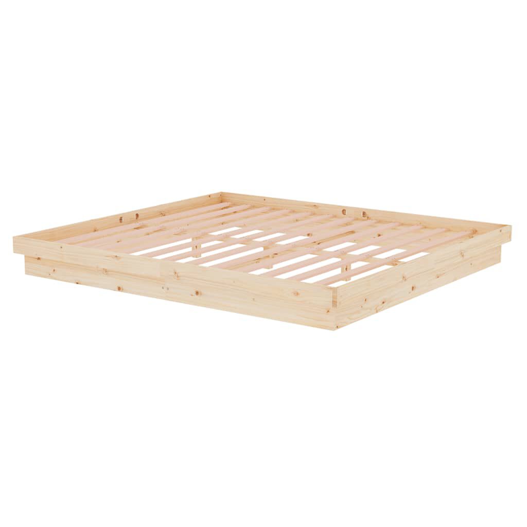 vidaXL Πλαίσιο Κρεβατιού 180 x 200 εκ. Μασίφ Ξύλο Super King Size