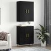 vidaXL Highboard &Mu;&alpha;ύ&rho;&eta; &delta;&rho;&upsilon;&sigmaf; 69,5 x 34 x 180 &epsilon;&kappa;. &Epsilon;&pi;&epsilon;&xi;&epsilon;&rho;&gamma;&alpha;&sigma;&mu;έ&nu;&omicron; &xi;ύ&lambda;&omicron;