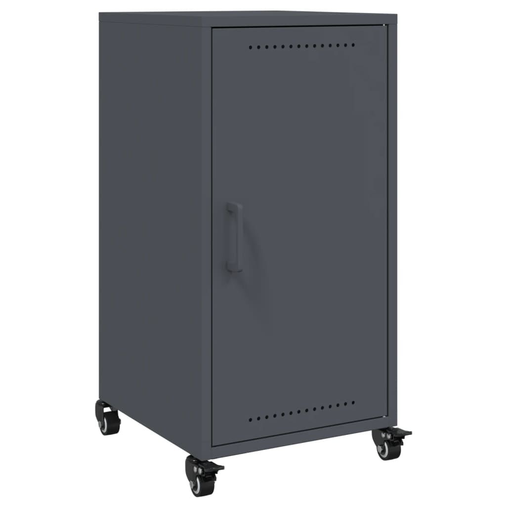 vidaXL Μπουφές Ανθρακί 36x39x72 εκ. από Ατσάλι
