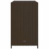 vidaXL Ντουλάπι Αποθήκευσης Κήπου Καφέ 83x45x76 εκ. Συνθετικό Ρατάν