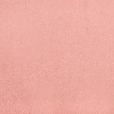 vidaXL Στρώμα με Pocket Springs Ροζ 80 x 200 x 20 εκ. Βελούδινο