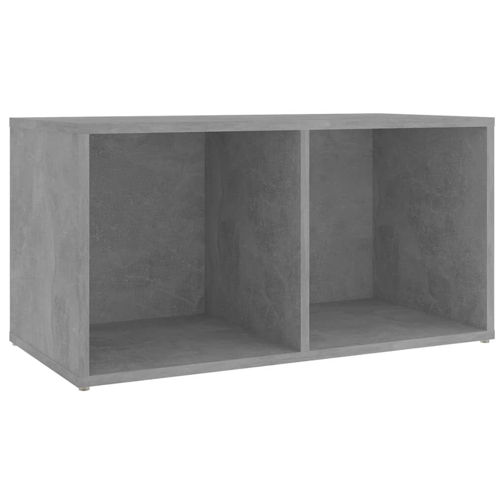 vidaXL Έπιπλα Τηλεόρασης 4 τεμ. Γκρι Σκυρ. 72x35x36,5 εκ. Επεξ. Ξύλο