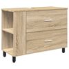 vidaXL Έ&pi;&iota;&pi;&lambda;&omicron; &mu;&pi;ά&nu;&iota;&omicron;&upsilon; Sonoma &Delta;&rho;&upsilon;&sigmaf; 80 x 35 x 60 cm &Epsilon;&pi;&epsilon;&xi;&epsilon;&rho;&gamma;&alpha;&sigma;&mu;έ&nu;&omicron; &Xi;ύ&lambda;&omicron;