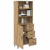vidaXL Highboard &mu;&epsilon; &sigma;&upsilon;&rho;&tau;ά&rho;&iota; Artisan Oak 69,5 x 34 x 180 &epsilon;&kappa;.