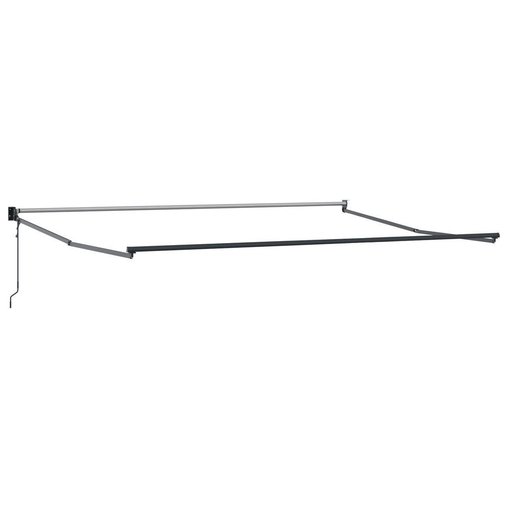 vidaXL Αυτόματη Ανασυρόμενη Τέντα Λευκή 450x300 cm
