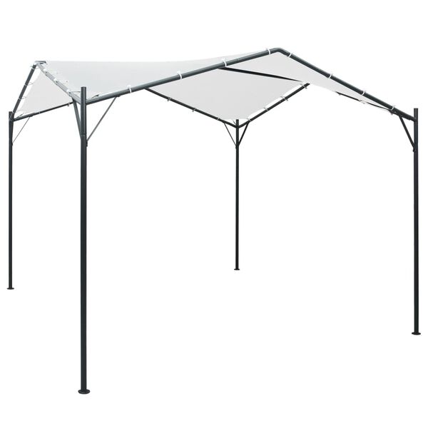 vidaXL Κιόσκι Λευκό 3 x 3 x 2,6 μ. 180 γρ./μ²