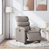 vidaXL Πολυθρόνα Ανακλινόμενη Ηλεκτρική Taupe Υφασμάτινη