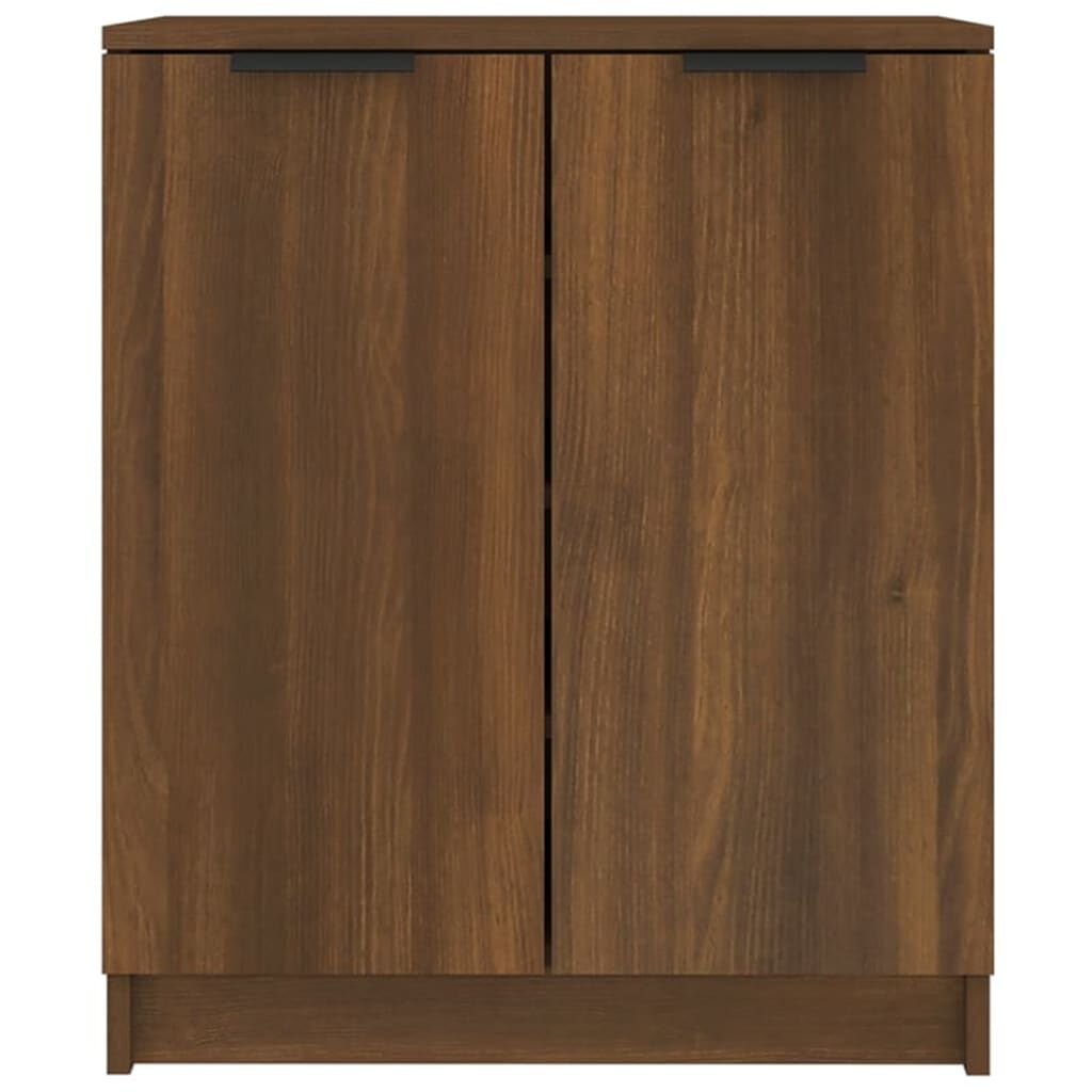 vidaXL Παπουτσοθήκη Καφέ Δρυς 59x35x70 εκ. από Επεξεργασμένο Ξύλο