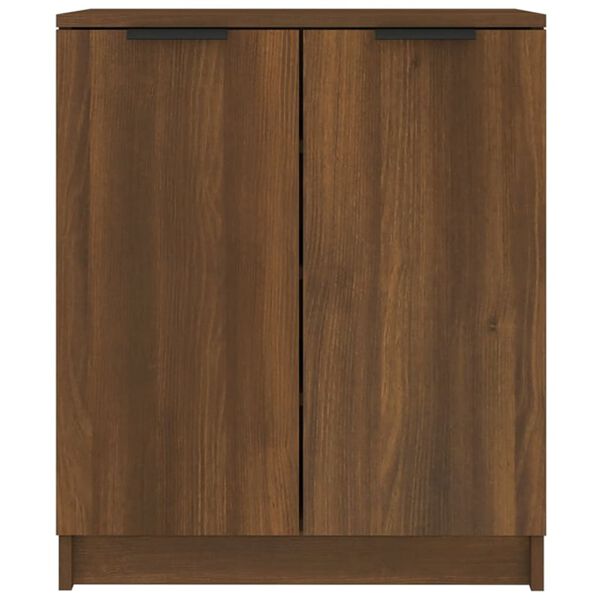 vidaXL Παπουτσοθήκη Καφέ Δρυς 59x35x70 εκ. από Επεξεργασμένο Ξύλο