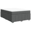 vidaXL &Kappa;&rho;&epsilon;&beta;ά&tau;&iota; Boxspring &mu;&epsilon; &Sigma;&tau;&rho;ώ&mu;&alpha; &Sigma;&kappa;&omicron;ύ&rho;&omicron; &Gamma;&kappa;&rho;&iota; 140x190 &epsilon;&kappa;. &Upsilon;&phi;&alpha;&sigma;&mu;ά&tau;&iota;&nu;&omicron;