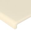 vidaXL Κεφαλάρια Κρεβατιού 2 τεμ. Κρεμ 100x5x78/88 εκ. Συνθετικό Δέρμα