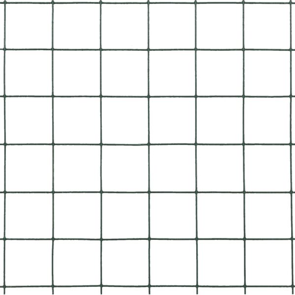 vidaXL Συρματόπλεγμα Κοτετσόσυρμα Πράσινο 10x0,5 μ. Ατσάλι Επικάλ. PVC