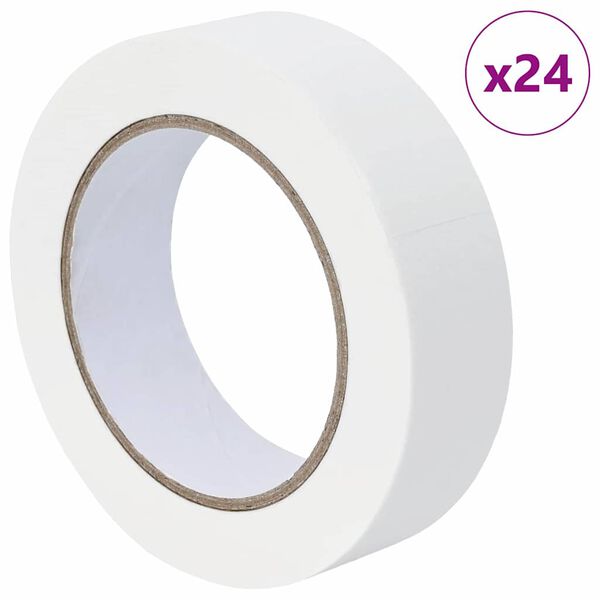 vidaXL &Tau;&alpha;&iota;&nu;ί&epsilon;&sigmaf; &Mu;ά&sigma;&kappa;&alpha;&sigmaf; &gamma;&iota;&alpha; &Zeta;&omega;&gamma;&rho;ά&phi;&omicron;&upsilon;&sigmaf; 24 pcs &Lambda;&epsilon;&upsilon;&kappa;ό 30mm x 50m &Chi;&alpha;&rho;&tau;ί