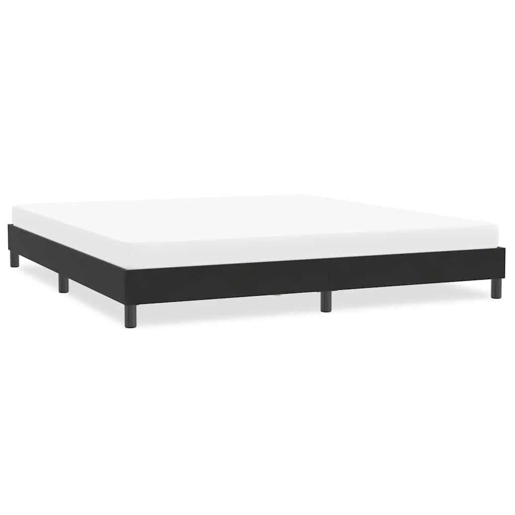 vidaXL Πλαίσιο κρεβατιού χωρίς στρώμα Μαύρο 200x210 cm Βελούδινο