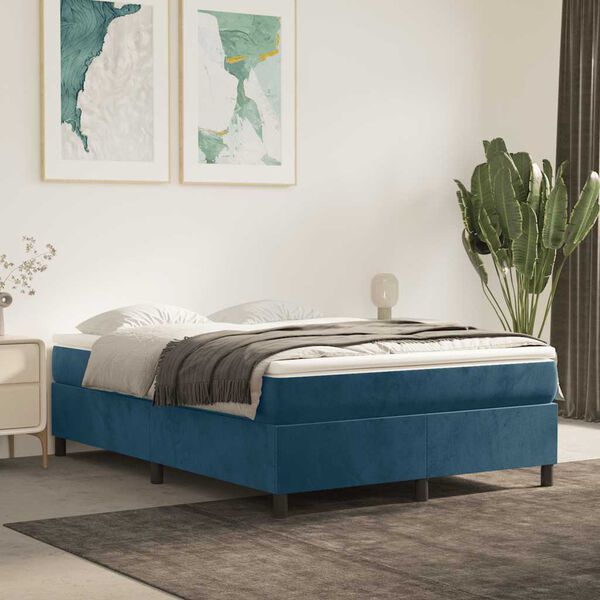 vidaXL &Kappa;&rho;&epsilon;&beta;ά&tau;&iota; Boxspring &mu;&epsilon; &Sigma;&tau;&rho;ώ&mu;&alpha; &Sigma;&kappa;&omicron;ύ&rho;&omicron; &Mu;&pi;&lambda;&epsilon; 140x190 &epsilon;&kappa;. &Beta;&epsilon;&lambda;&omicron;ύ&delta;&iota;&nu;&omicron;