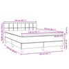 vidaXL &Kappa;&rho;&epsilon;&beta;ά&tau;&iota; Boxspring &mu;&epsilon; &Sigma;&tau;&rho;ώ&mu;&alpha; &Sigma;&kappa;&omicron;ύ&rho;&omicron; &Pi;&rho;ά&sigma;&iota;&nu;&omicron; 140x210&epsilon;&kappa;. &Beta;&epsilon;&lambda;&omicron;ύ&delta;&iota;&nu;&omicron;