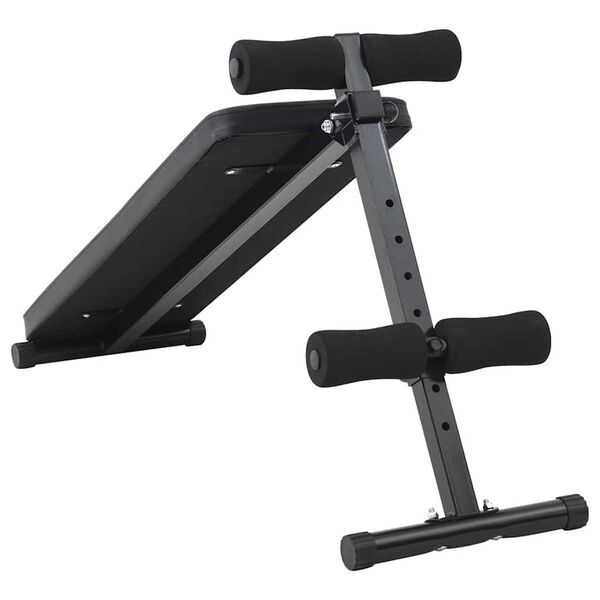 vidaXL Μπερνύν Ανασήκωσης Μαύρο 124 x 33.5 x 55 εκ.