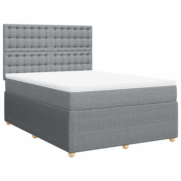 vidaXL &Kappa;&rho;&epsilon;&beta;ά&tau;&iota; Boxspring &mu;&epsilon; &Sigma;&tau;&rho;ώ&mu;&alpha; &Alpha;&nu;. &Pi;&rho;ά&sigma;&iota;&nu;&omicron; 160x200&epsilon;&kappa; &Upsilon;&phi;&alpha;&sigma;&mu;ά&tau;&iota;&nu;&omicron;