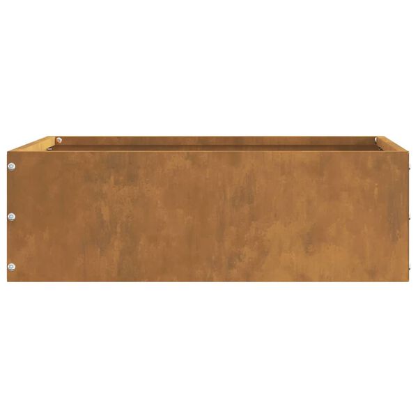 vidaXL Περίγραμμα γκαζόν Σκ rusty 40 x 40 x 13 cm