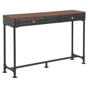 vidaXL &Kappa;&omicron;&nu;&sigma;ό&lambda;&alpha; &Tau;&rho;&alpha;&pi;έ&zeta;&iota; &mu;&epsilon; 2 &Sigma;&upsilon;&rho;&tau;ά&rho;&iota;&alpha; 120x30x75 &epsilon;&kappa;. &Mu;&alpha;&sigma;ί&phi; &Xi;ύ&lambda;&omicron; &Epsilon;&lambda;ά&tau;&eta;&sigmaf;