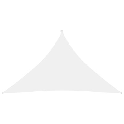 vidaXL Πανί Σκίασης Τρίγωνο Λευκό 2,5 x 2,5 x 3,5 μ. από Ύφασμα Oxford
