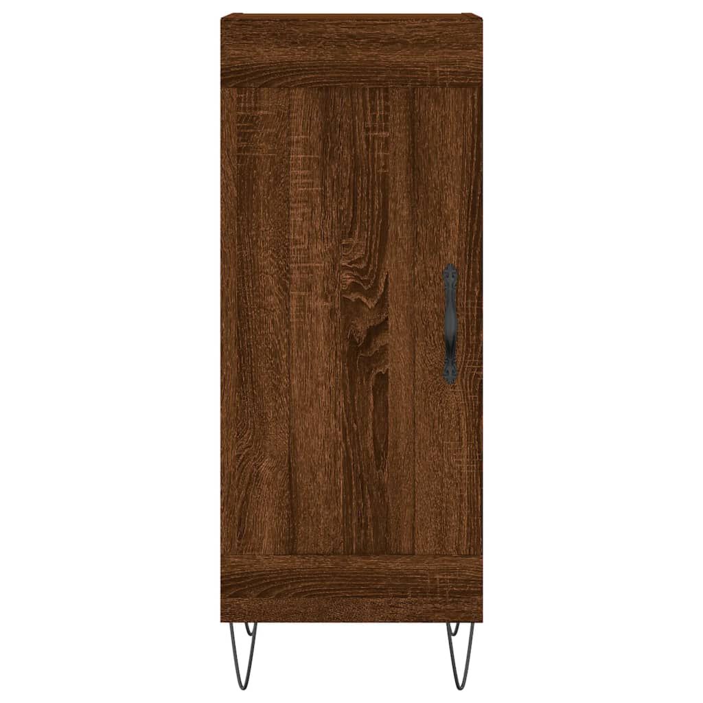 vidaXL Ντουλάπι Καφέ Δρυς 34,5 x 34 x 90 εκ. Επεξεργασμένο Ξύλο