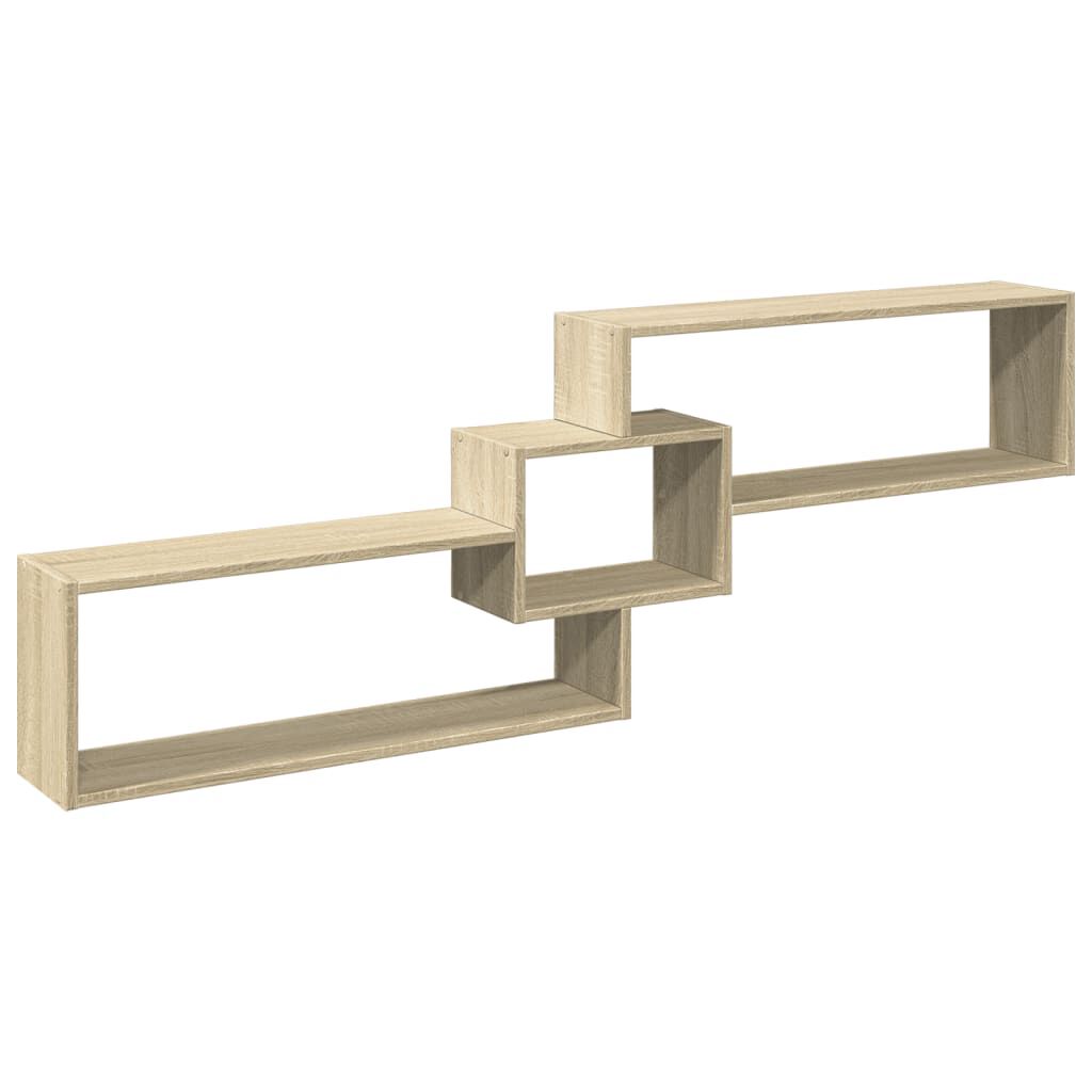 vidaXL Ντουλάπι Τοίχου Sonoma Δρυς 158x18x53 εκ. Επεξεργασμένο Ξύλο