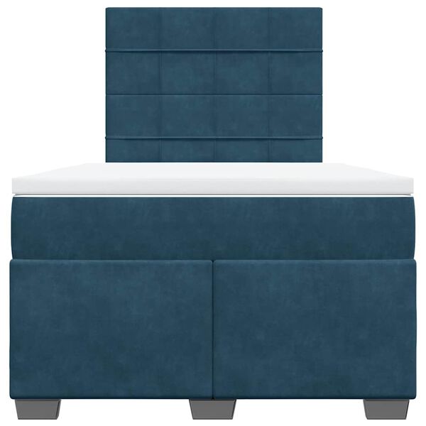 vidaXL &Kappa;&rho;&epsilon;&beta;ά&tau;&iota; Boxspring &mu;&epsilon; &Sigma;&tau;&rho;ώ&mu;&alpha; &Mu;&pi;&lambda;&epsilon; 120x200 &epsilon;&kappa;. &Beta;&epsilon;&lambda;&omicron;ύ&delta;&iota;&nu;&omicron;