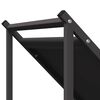 vidaXL Ράφι Καυσόξυλων Μαύρο 70x43x34,5 εκ. Χάλυβας ψυχρής έλασης