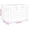 vidaXL Κουτί Μαξιλαριών Εξ Χώρου Γκρι 73x50,5x46,5 εκ Πολυπροπυλένιο