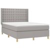 vidaXL &Kappa;&rho;&epsilon;&beta;ά&tau;&iota; Boxspring &mu;&epsilon; &Sigma;&tau;&rho;ώ&mu;&alpha; &Alpha;&nu;&omicron;&iota;&chi;&tau;ό &Gamma;&kappa;&rho;&iota; 140x190 &epsilon;&kappa;. &Upsilon;&phi;&alpha;&sigma;&mu;ά&tau;&iota;&nu;&omicron;