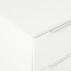 vidaXL Μπουφές Ψηλός Γυαλιστερός Λευκός 60x35x80 εκ. Επεξ. Ξύλο