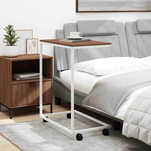 vidaXL &Beta;&omicron;&eta;&theta;&eta;&tau;&iota;&kappa;ό &Tau;&rho;&alpha;&pi;έ&zeta;&iota; &mu;&epsilon; &Rho;ό&delta;&epsilon;&sigmaf; &Lambda;&epsilon;&upsilon;&kappa;ό 55 x 35 x 70 &epsilon;&kappa;. &Epsilon;&pi;&epsilon;&xi;. &Xi;ύ&lambda;&omicron;