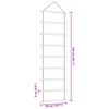 vidaXL Διακόσμηση τοίχου σε σχήμα σκάλας 50x150 cm Φυσικό κλαδί