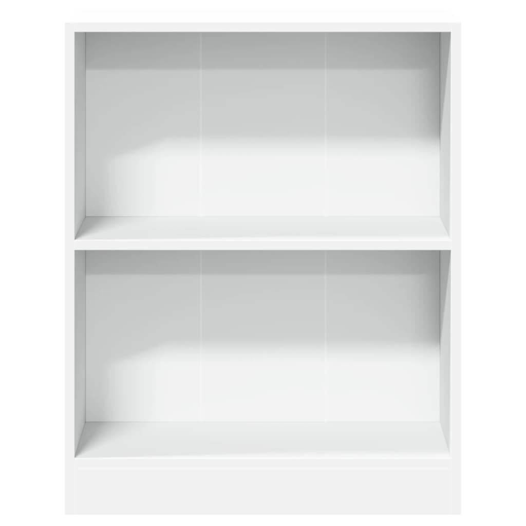 vidaXL Βιβλιοθήκη Λευκή 60 x 24 x 76 εκ. από Επεξεργασμένο Ξύλο