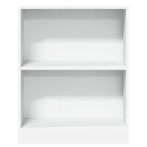 vidaXL Βιβλιοθήκη Λευκή 60 x 24 x 76 εκ. από Επεξεργασμένο Ξύλο