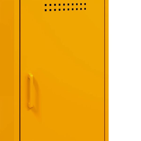 vidaXL Ντουλάπι Μουσταρδί 36x39x79 εκ. από Ατσάλι