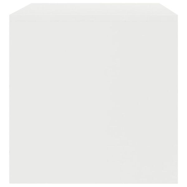 vidaXL Έπιπλο Τηλεόρασης Λευκό 100 x 40 x 40 εκ. από Επεξ. Ξύλο