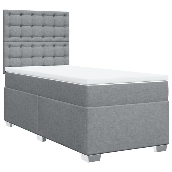 vidaXL &Kappa;&rho;&epsilon;&beta;ά&tau;&iota; Boxspring &mu;&epsilon; &Sigma;&tau;&rho;ώ&mu;&alpha; &Alpha;&nu;&omicron;&iota;&chi;&tau;ό &Gamma;&kappa;&rho;&iota; 80x200 &epsilon;&kappa;. &Upsilon;&phi;&alpha;&sigma;&mu;ά&tau;&iota;&nu;&omicron;
