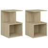vidaXL &Kappa;&omicron;&mu;&omicron;&delta;ί&nu;&alpha; 2 &tau;&epsilon;&mu;. Sonoma &Delta;&rho;&upsilon;&sigmaf; 35 x 35 x 55 &epsilon;&kappa;. &alpha;&pi;ό &Epsilon;&pi;&epsilon;&xi;. &Xi;ύ&lambda;&omicron;