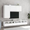 vidaXL Ντουλάπι Τοίχου Τηλεόρασης Λευκό 100 x 30 x 41 εκ.