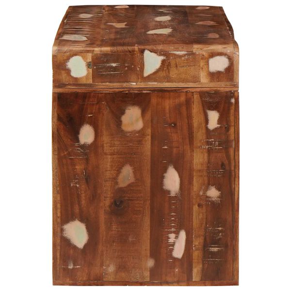 vidaXL End Table 60 x 35 x 46 εκ Στερεό ανακτημένο ξύλο