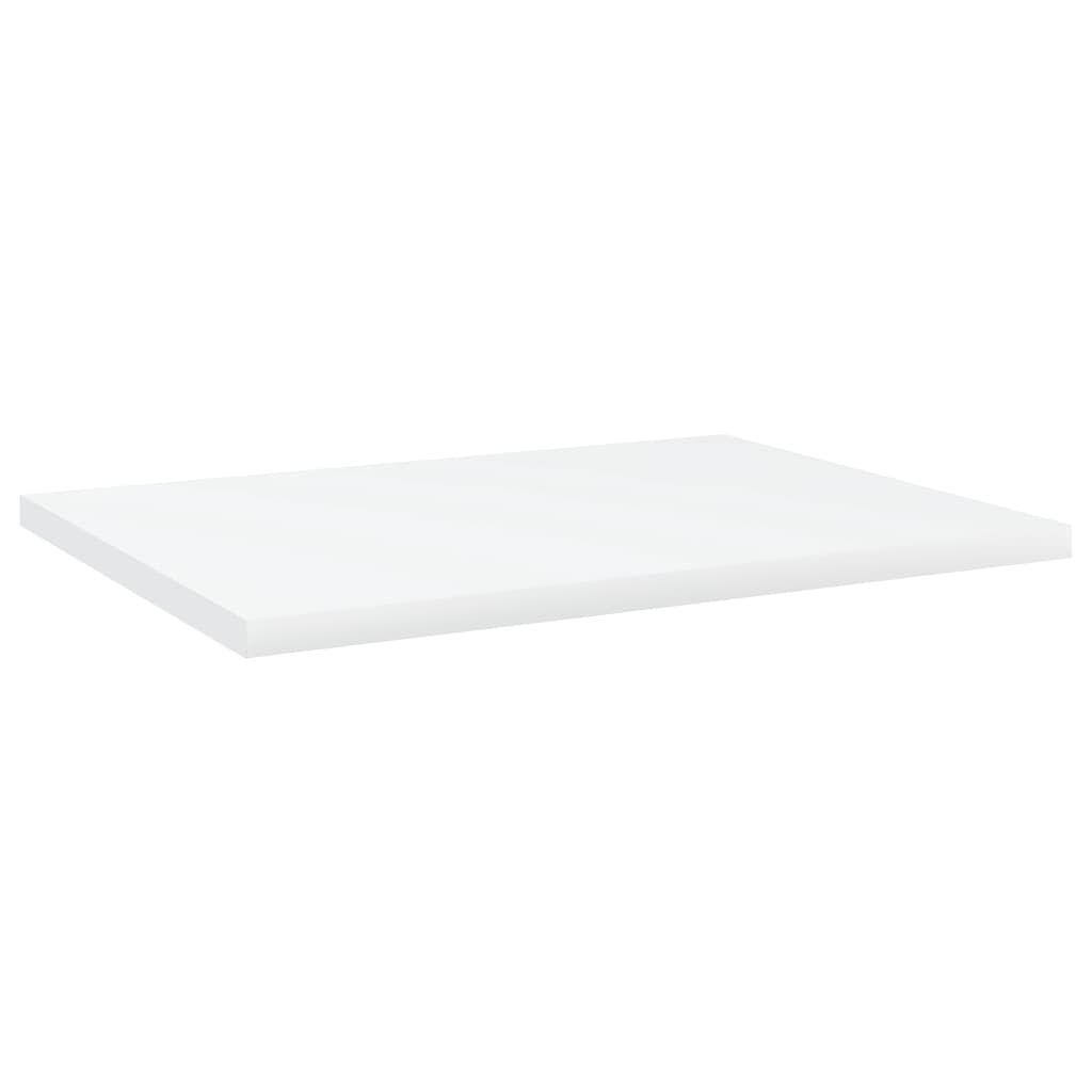 vidaXL Ράφια Βιβλιοθήκης 4 τεμ. Λευκά 40x30x1,5 εκ. από Επεξ.Ξύλο