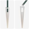 vidaXL Στύλος Περιφράξεων Άλλο 26 pcs Ασημί 3.2 x 3.2 x 120 εκ Ατσάλι