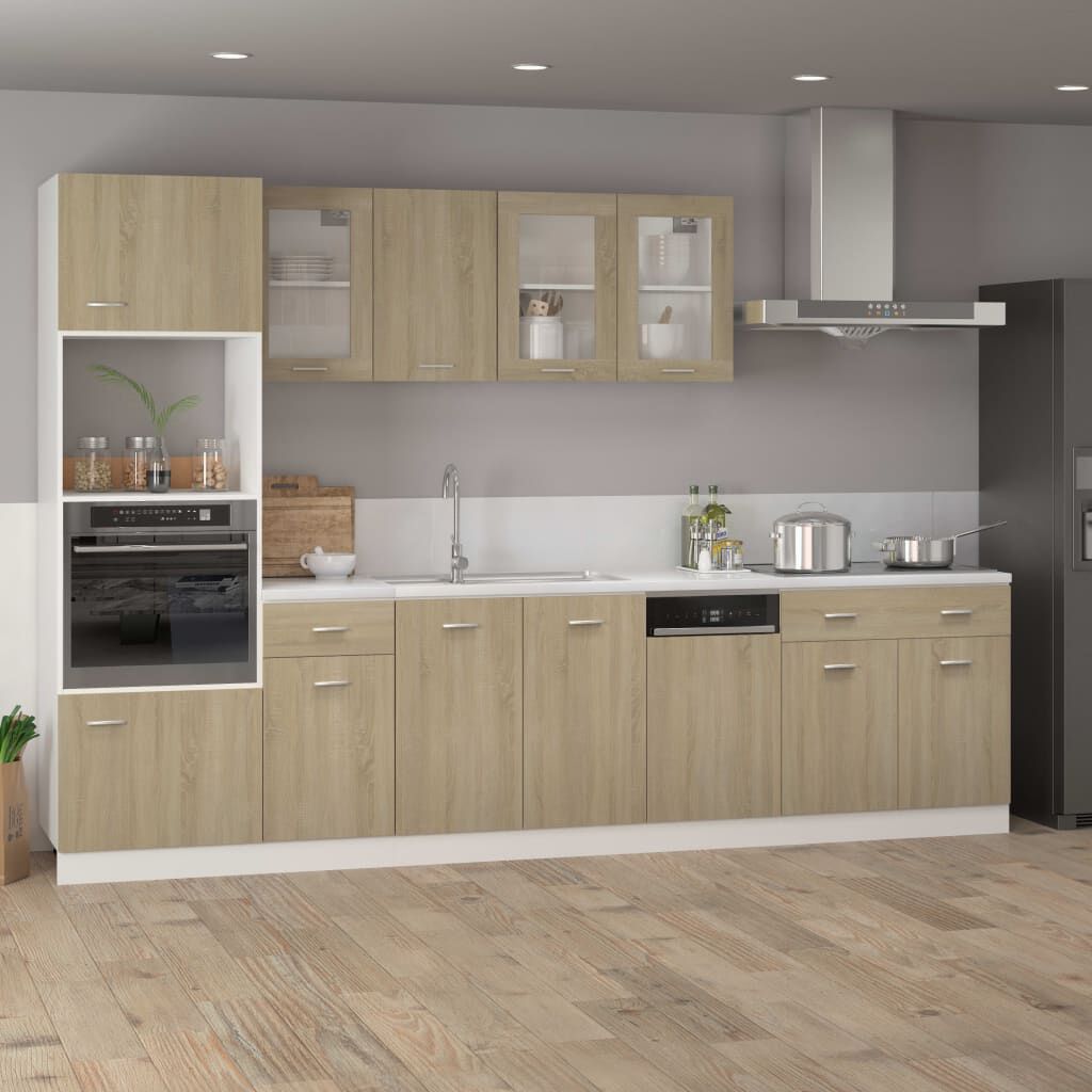 vidaXL Ντουλάπι με Συρτάρι Sonoma Δρυς 80x46x81,5 εκ. Επεξ. Ξύλο