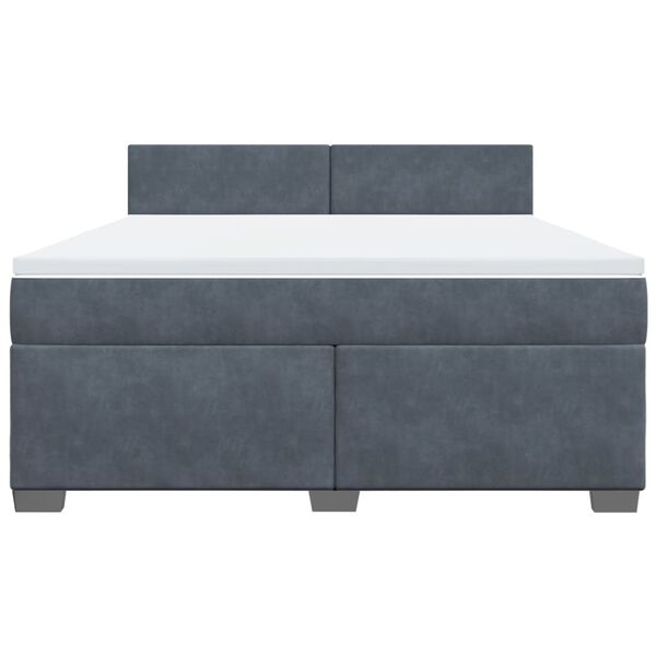 vidaXL &Kappa;&rho;&epsilon;&beta;ά&tau;&iota; Boxspring &mu;&epsilon; &Sigma;&tau;&rho;ώ&mu;&alpha; &Sigma;&kappa;&omicron;ύ&rho;&omicron; &Gamma;&kappa;&rho;&iota; 180x200 &epsilon;&kappa;. &Beta;&epsilon;&lambda;&omicron;ύ&delta;&iota;&nu;&omicron;