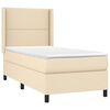vidaXL &Kappa;&rho;&epsilon;&beta;ά&tau;&iota; Boxspring &mu;&epsilon; &Sigma;&tau;&rho;ώ&mu;&alpha; &Kappa;&rho;&epsilon;&mu; 100 x 200 &epsilon;&kappa;. &Upsilon;&phi;&alpha;&sigma;&mu;ά&tau;&iota;&nu;&omicron;