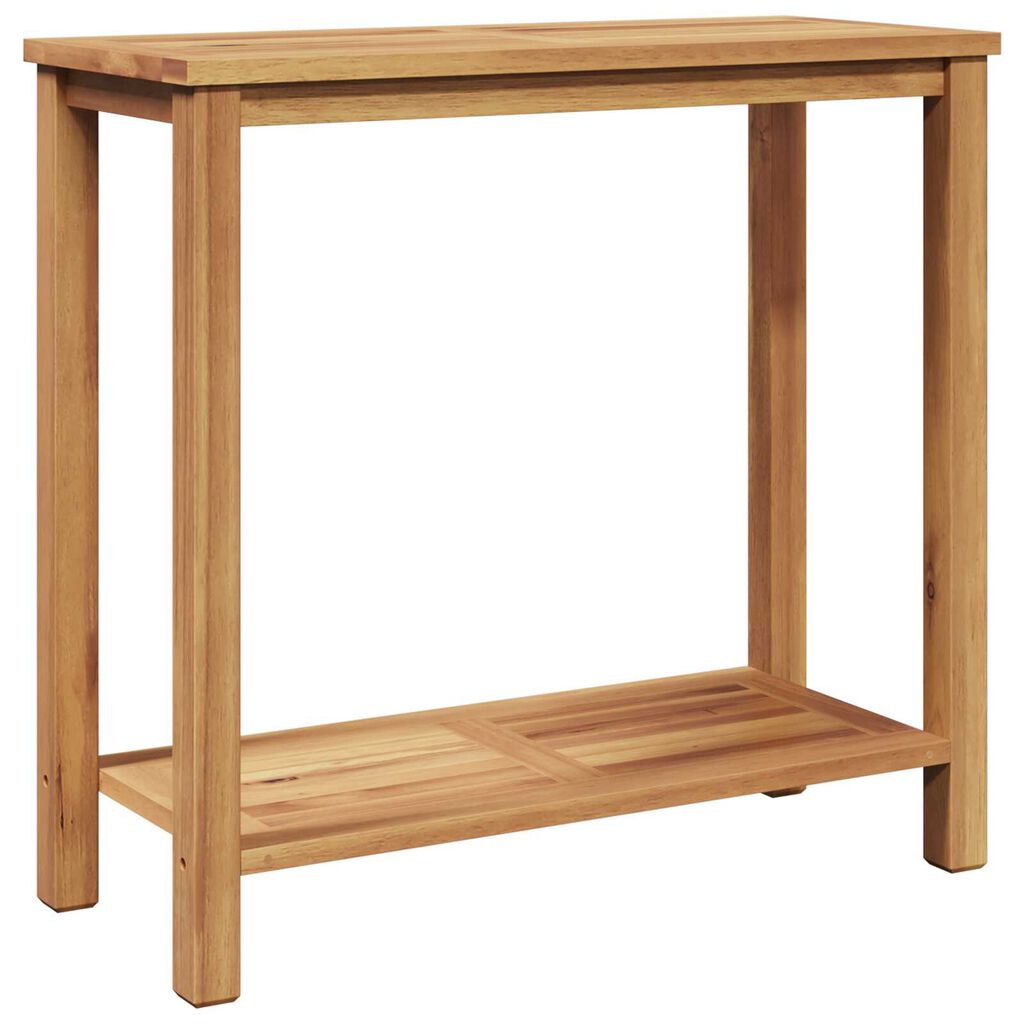 vidaXL Τραπέζι κονσόλας Καφέ 85 x 35 x 75 εκ Μασίφ ξύλο teak