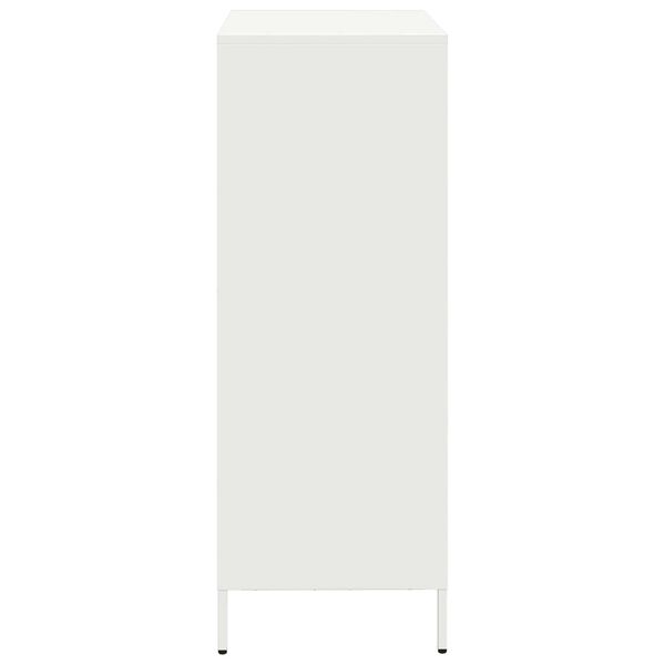 vidaXL Ντουλάπι Λευκό 39x35x103,5 εκ. από Ατσάλι