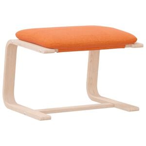 vidaXL Υποπόδιο Σκούρο Κίτρινο 51 x 41 x 40 εκ. Υφασμάτινο